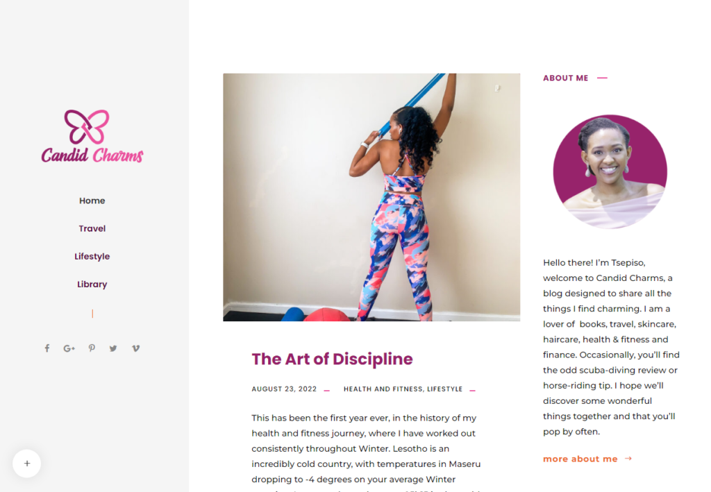 Candid Charms — website preview