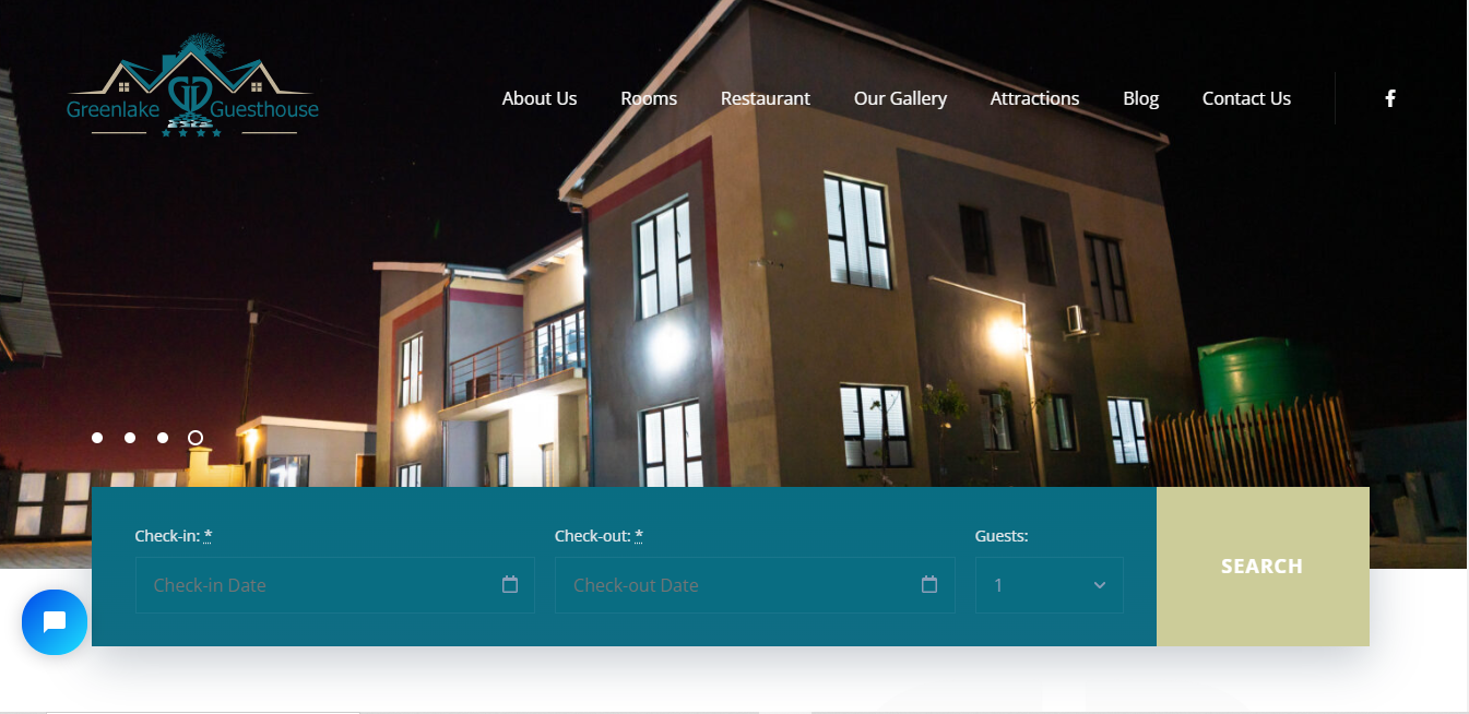 Greenlake Guest House website preview