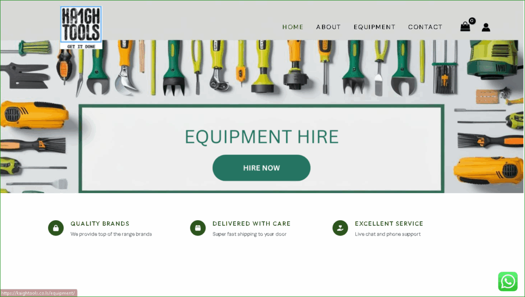 Kaigh Tools — website preview